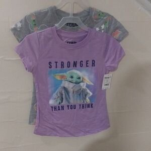 Star Wars Kids Lavender T-Shirt - Grogu Design